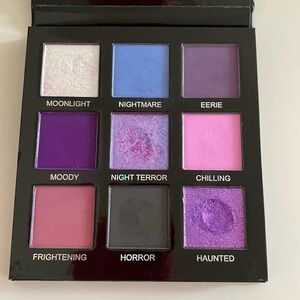 Unearthly cosmetics Night Terror palette